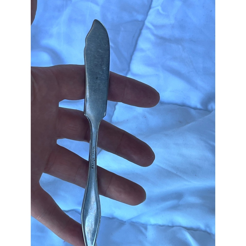 Vintage Sohnaco Japan Stainless Steel Butter Spreader Flat Handle Silver OS